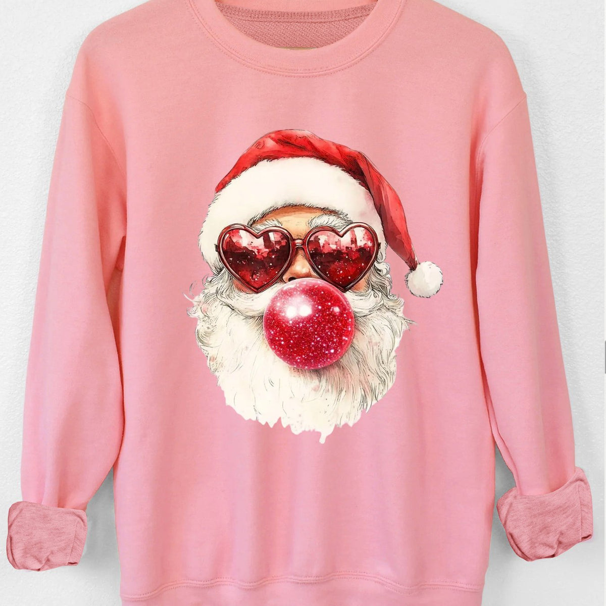 Noelle | Crew-Neck Festive Graphic Knit Pullover