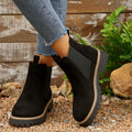 Bitten | Chelsea boots i ruskindslook