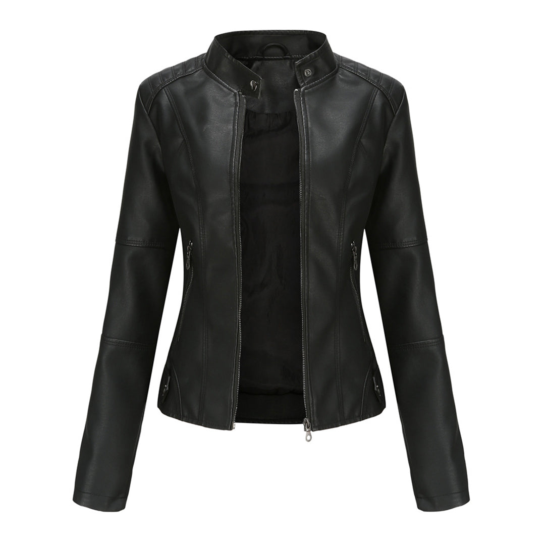 Rosanna | Stand-Collar Jacket with Zip Pockets