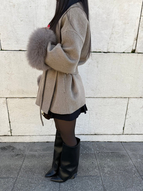 Aliénor | Belted Oversized Sartorial Coat