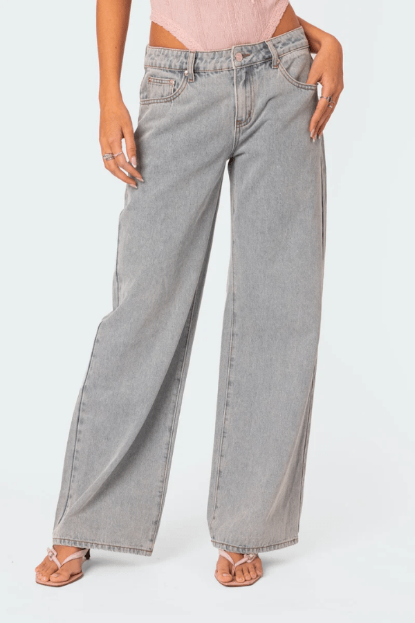 Nadezhda | Longline Wide-Leg Polished Trousers