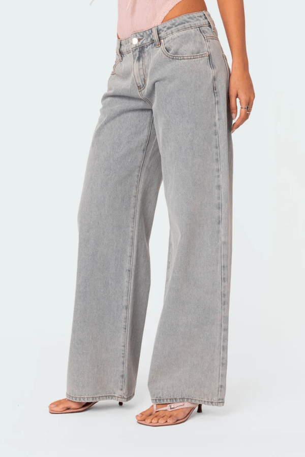 Nadezhda | Longline Wide-Leg Polished Trousers