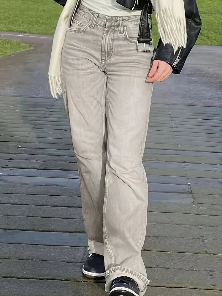 Fotina | Oversized Straight-Leg Timeless Trousers