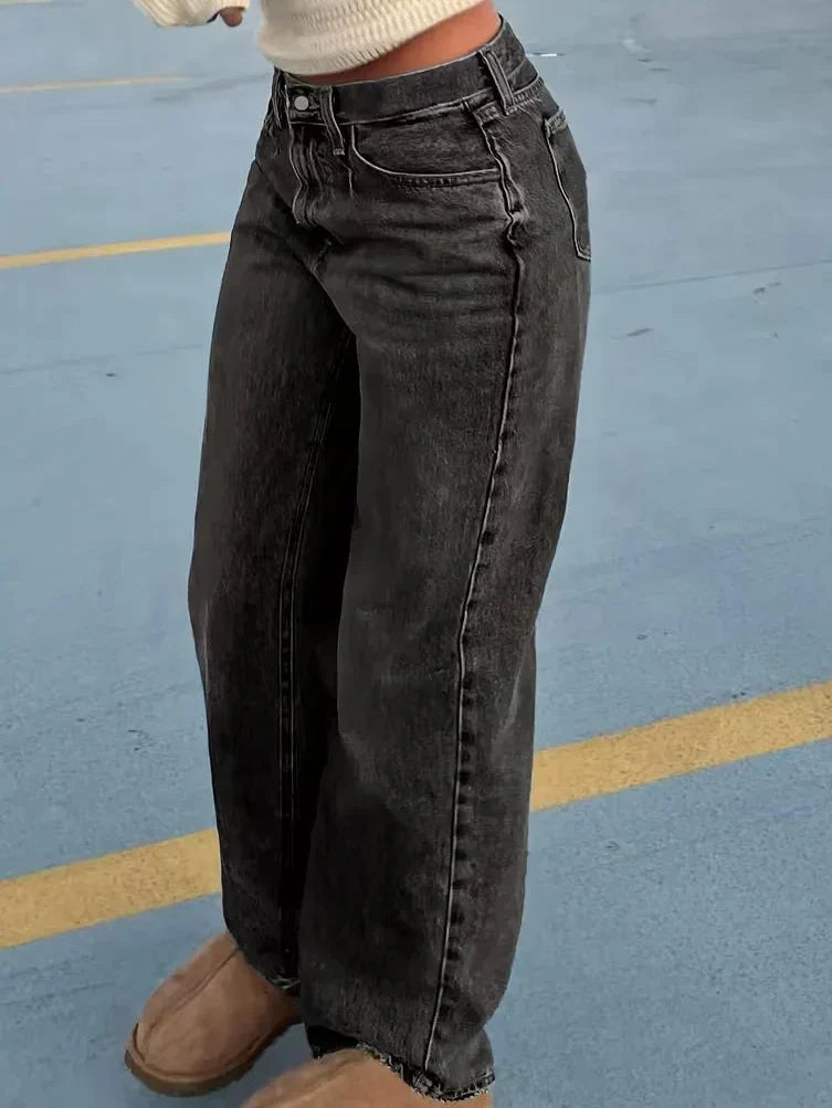 Fotina | Oversized Straight-Leg Timeless Trousers