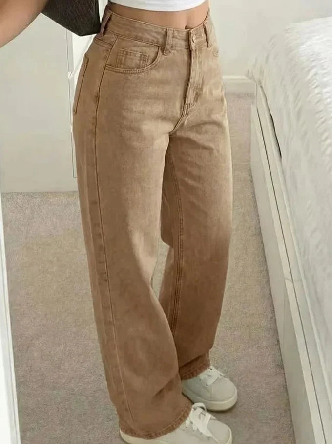Fotina | Oversized Straight-Leg Timeless Trousers