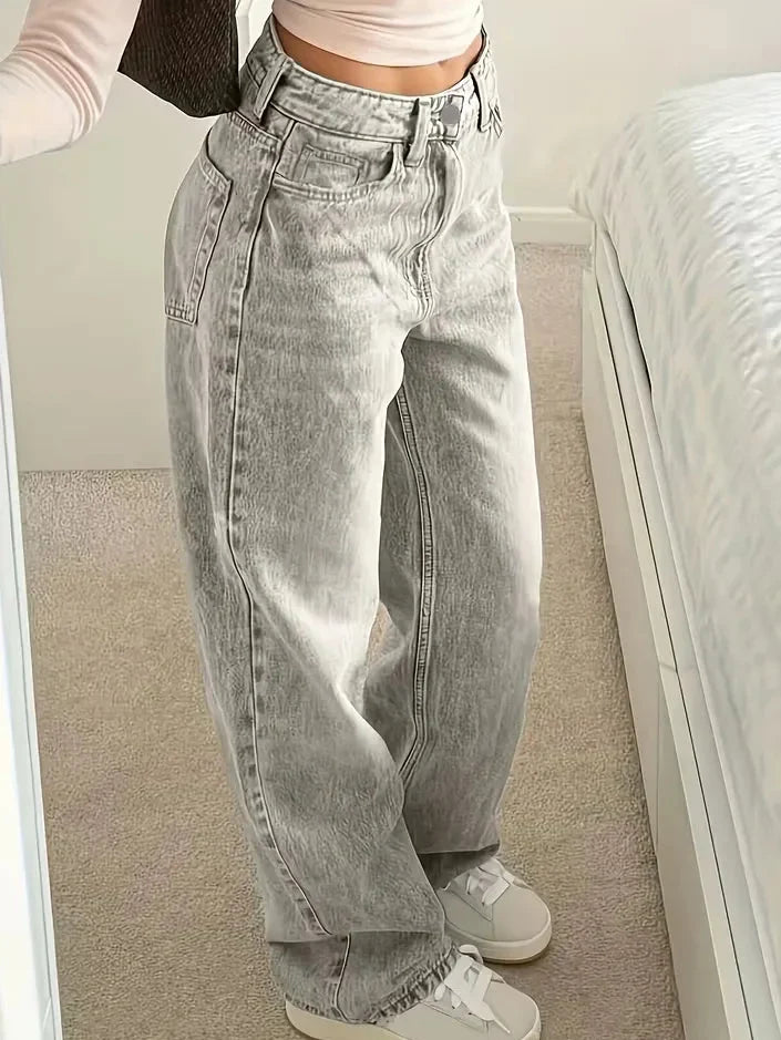 Fotina | Oversized Straight-Leg Timeless Trousers