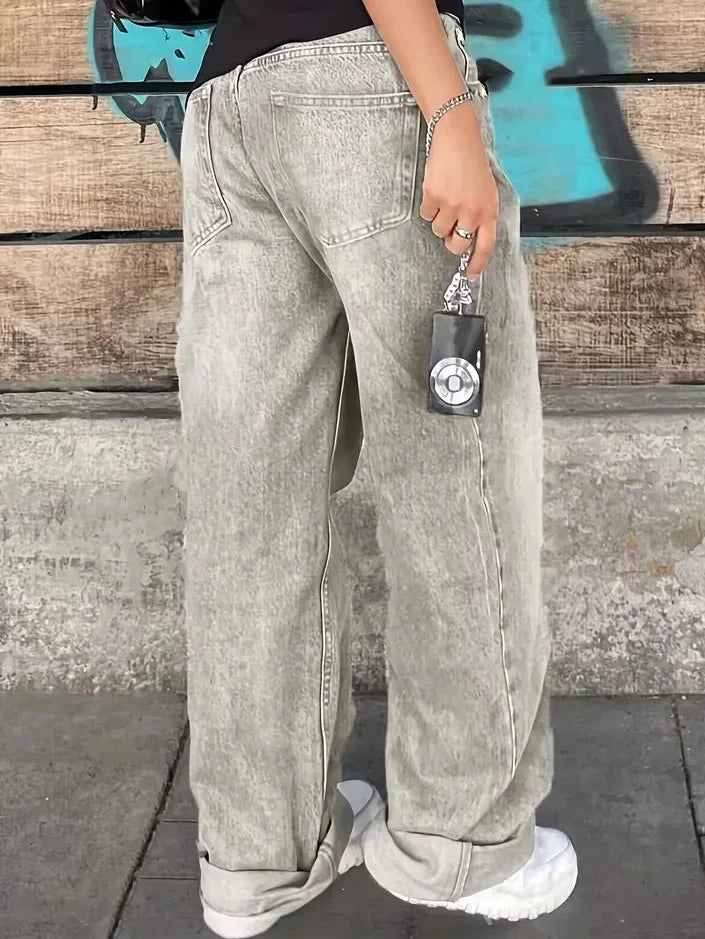 Fotina | Oversized Straight-Leg Timeless Trousers