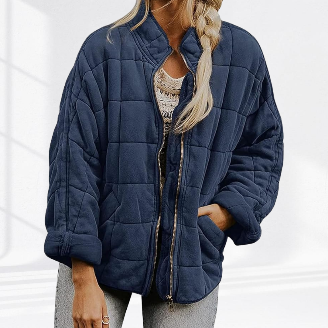 Ebru | Quilted Tailored Refined Puffer Jacket