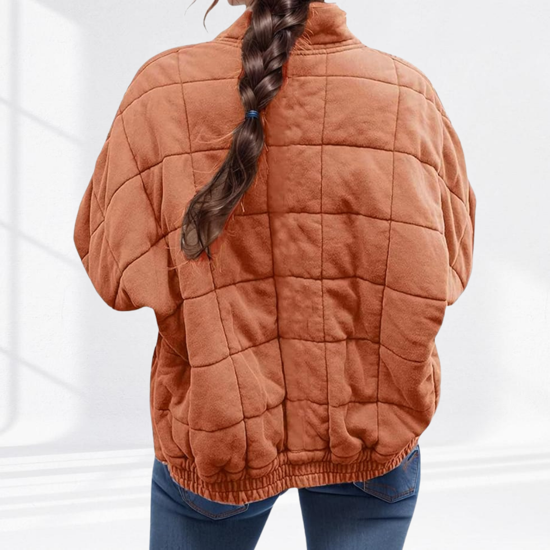 Ebru | Quilted Tailored Refined Puffer Jacket