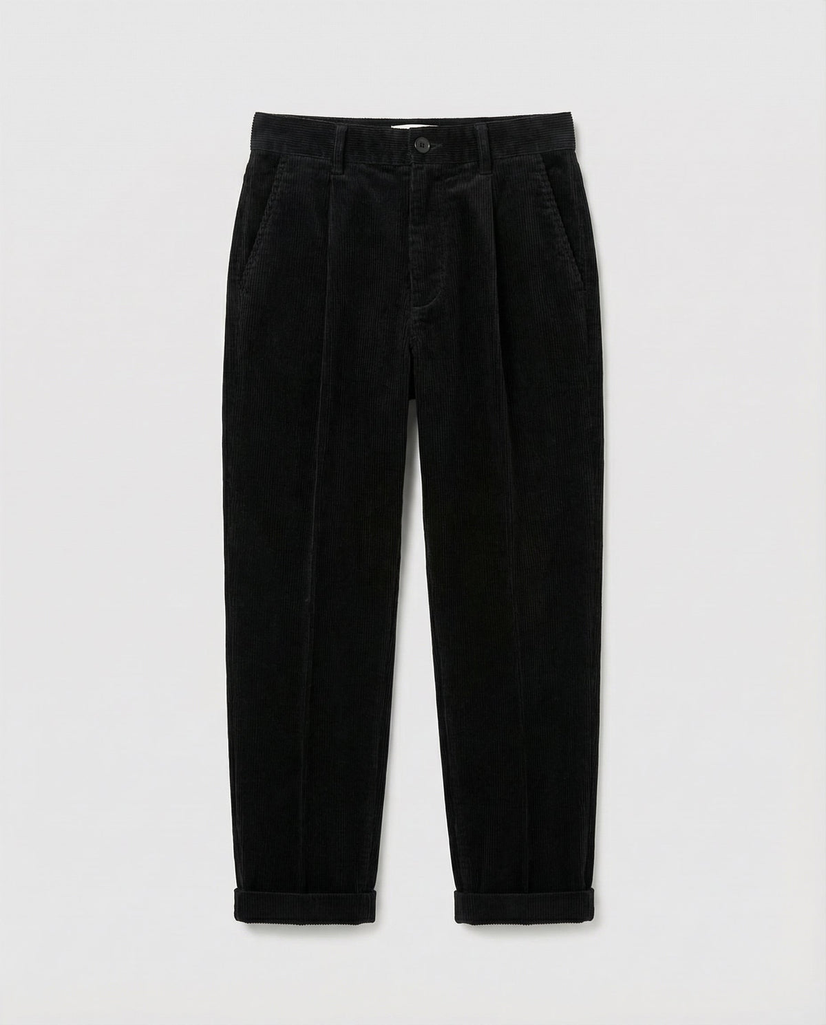 Nuria | Ribbed Straight-Leg Heritage Trousers