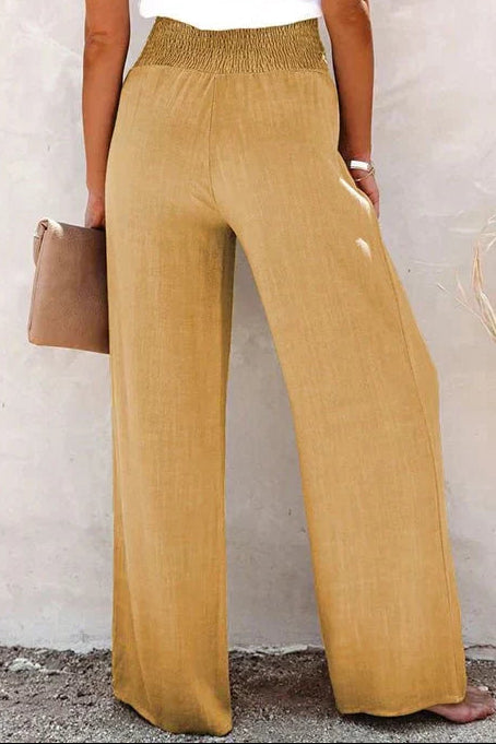 Trinidad | Wide-Leg High-Waist Sartorial Trousers