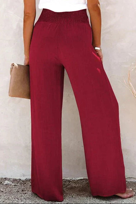 Trinidad | Wide-Leg High-Waist Sartorial Trousers