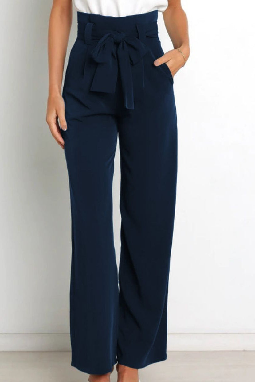 Purificacion | Wide-Leg Slim-Fit Enduring Trousers