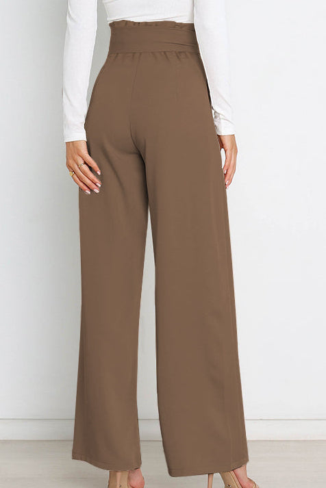 Purificacion | Wide-Leg Slim-Fit Enduring Trousers