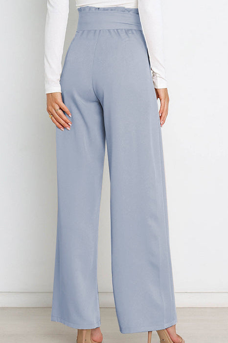 Purificacion | Wide-Leg Slim-Fit Enduring Trousers