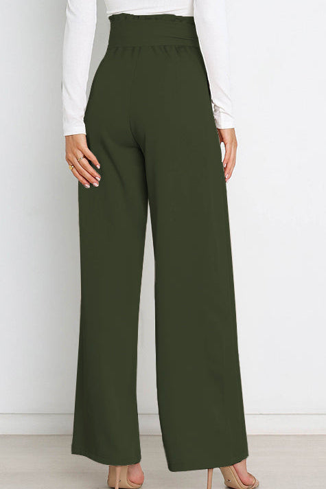 Purificacion | Wide-Leg Slim-Fit Enduring Trousers