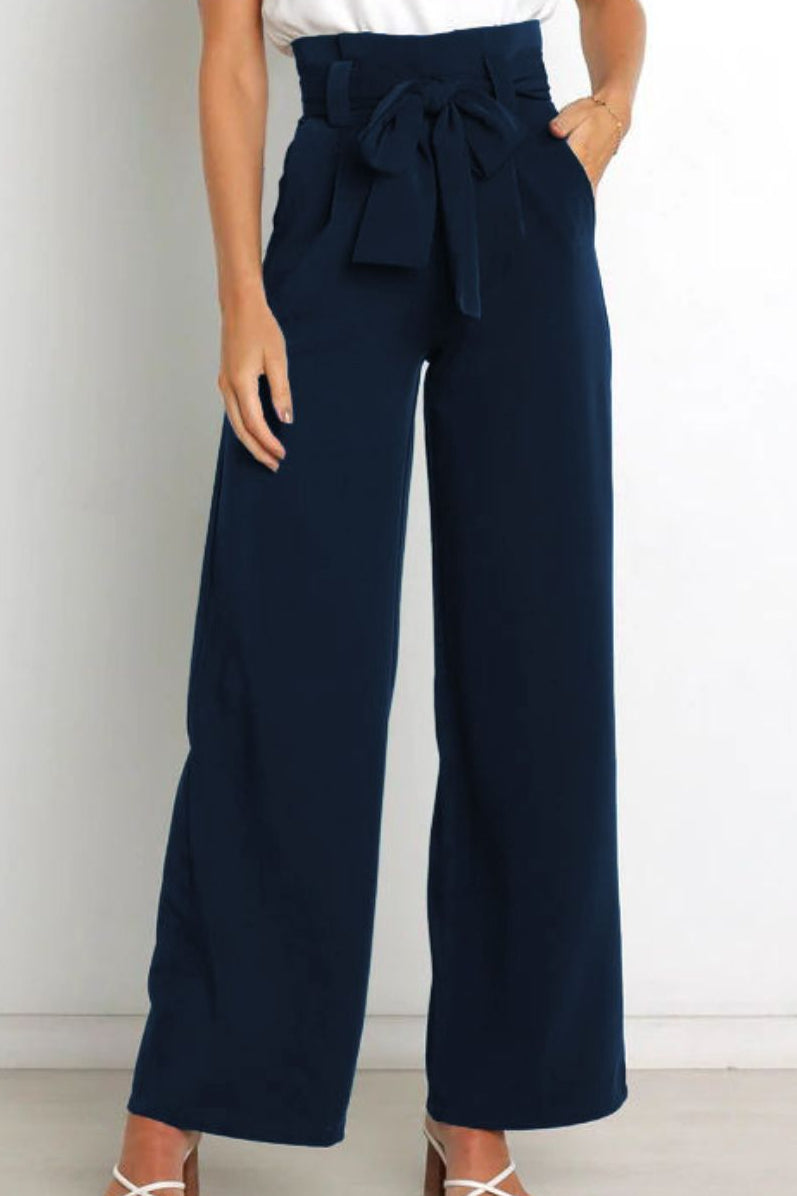 Purificacion | Wide-Leg Slim-Fit Enduring Trousers