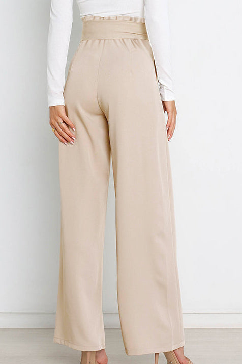 Purificacion | Wide-Leg Slim-Fit Enduring Trousers