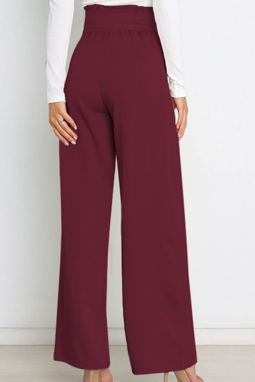 Purificacion | Wide-Leg Slim-Fit Enduring Trousers