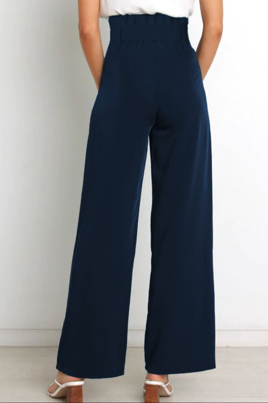 Purificacion | Wide-Leg Slim-Fit Enduring Trousers