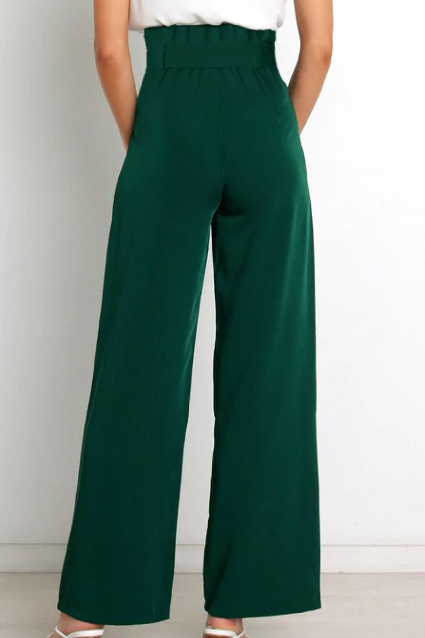 Purificacion | Wide-Leg Slim-Fit Enduring Trousers
