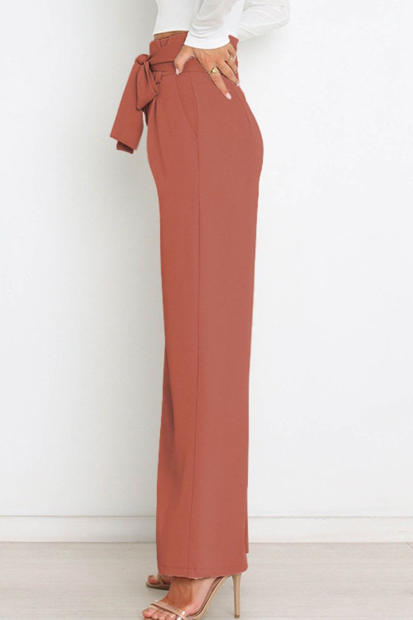 Purificacion | Wide-Leg Slim-Fit Enduring Trousers