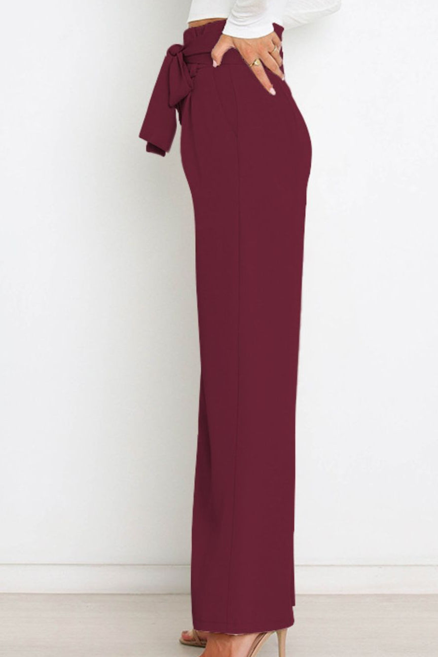 Purificacion | Wide-Leg Slim-Fit Enduring Trousers