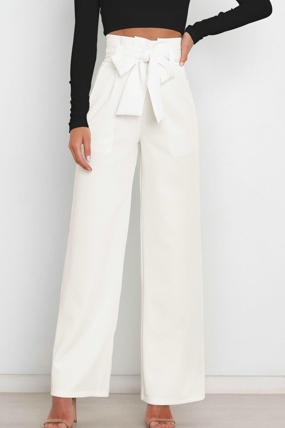 Purificacion | Wide-Leg Slim-Fit Enduring Trousers