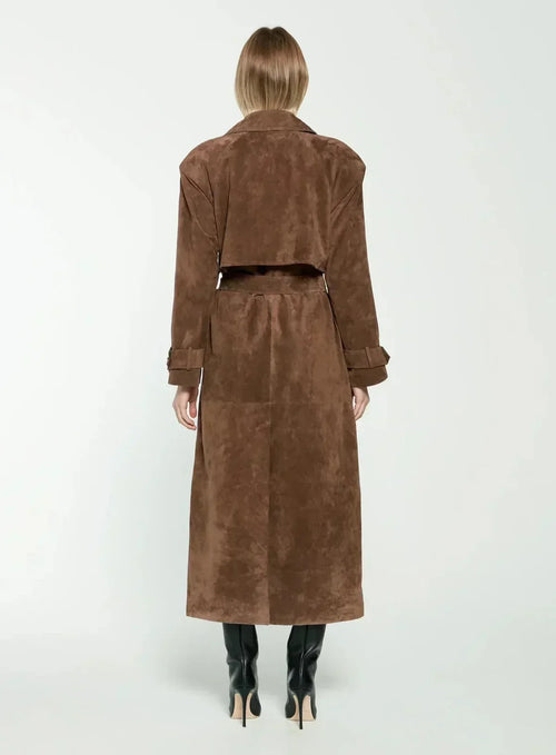 Anselmo | Belted Double-Breasted Heritage Trench Coat