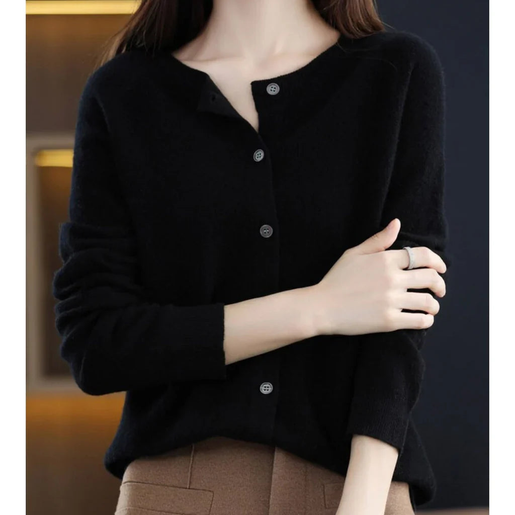 Bente | Kort cardigan med knapper