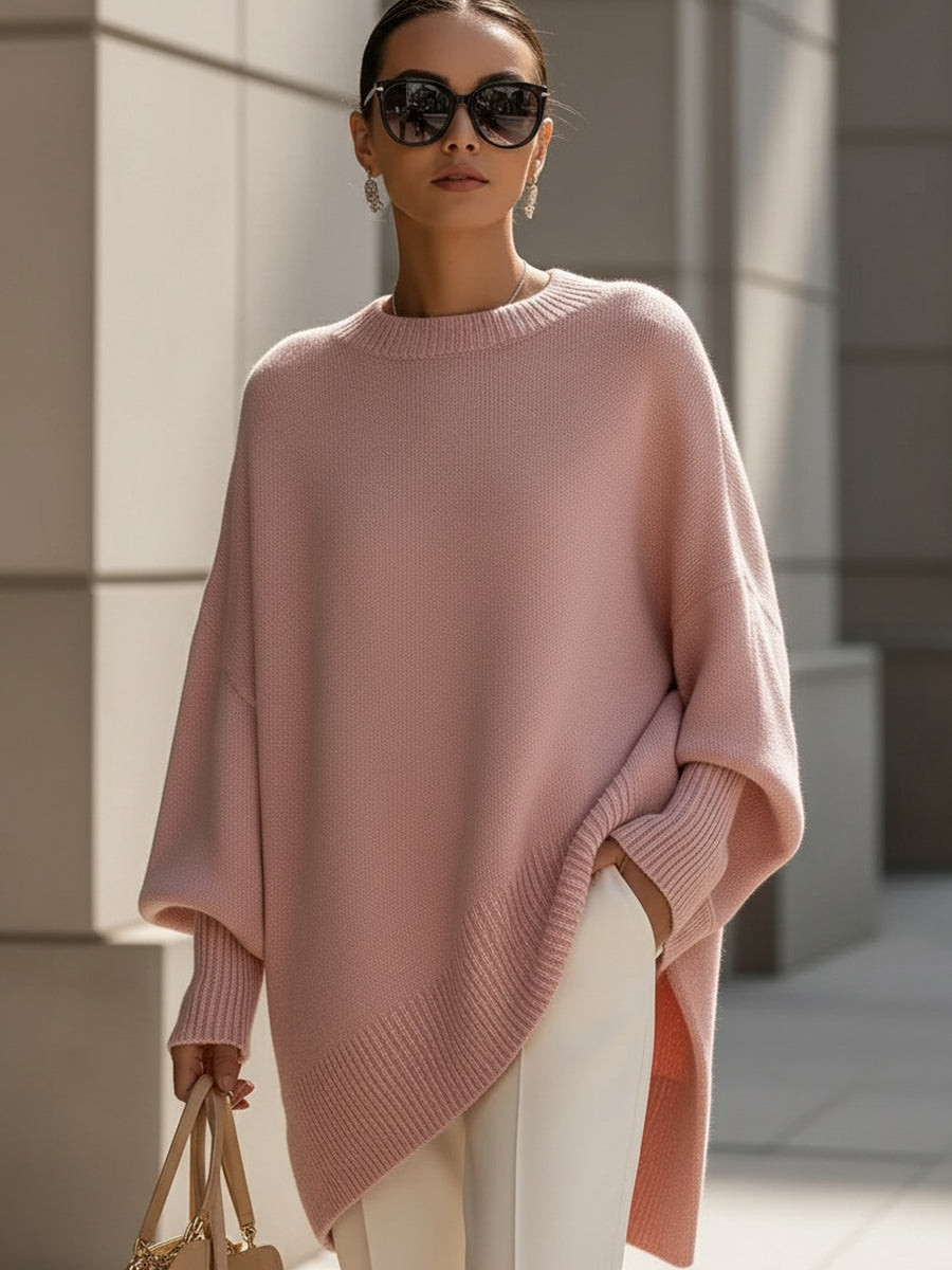 Carol | Mock-Neck Ribbed Quiet Sweater