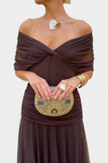 Catriona | Floral Pleated Maxi Dress