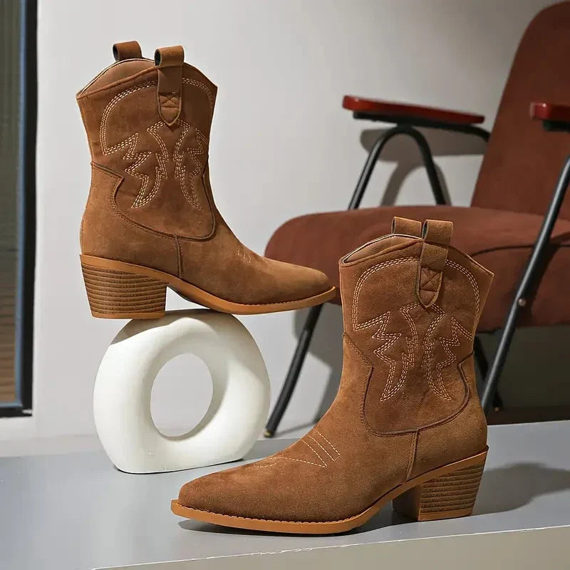 Abelone | Korte cowboystøvler