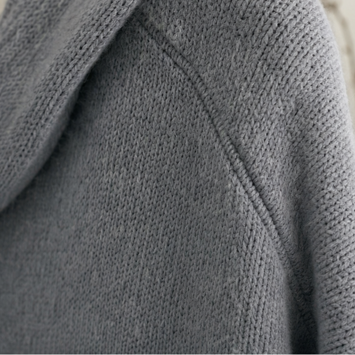 Stella | Vaffelstrikket cardigan med hætte