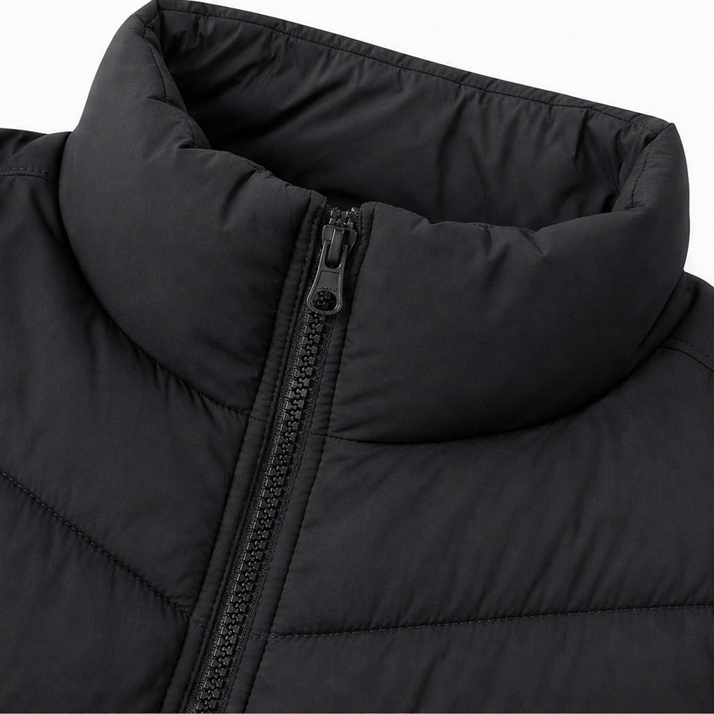 Temperance | Stand-Collar Quilted Puffer Vest