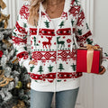 Coraline | Cozy Christmas Hooded Zip Cardigan
