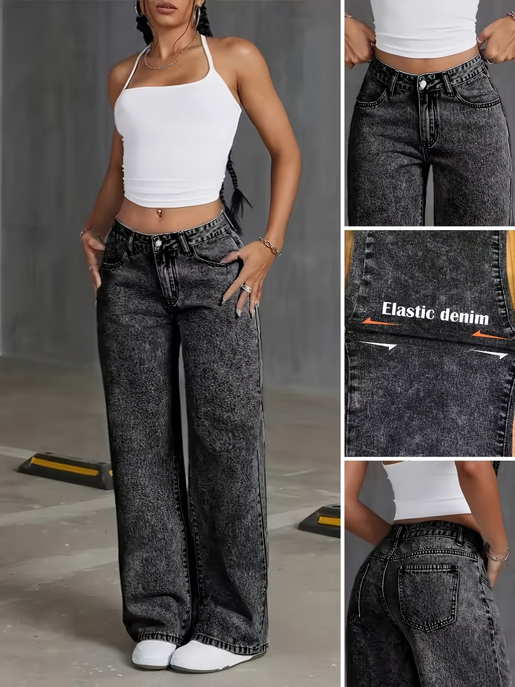 Tamsin | High-Waisted Wide-Leg Jeans