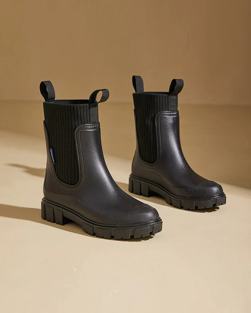 Amanda | Chelsea boots med kraftig sål