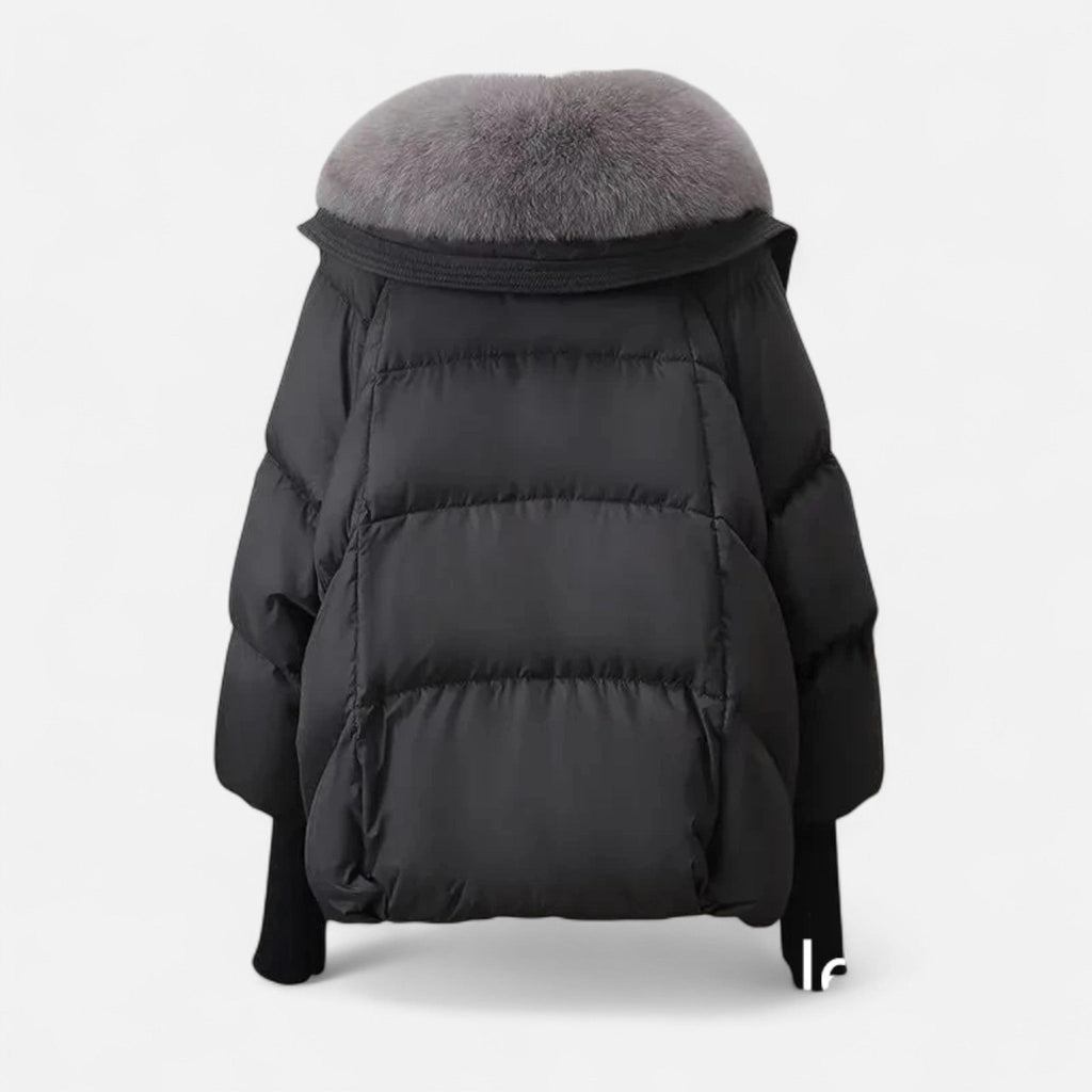 Dragica | Relaxed Wrap Composed Puffer Jacket