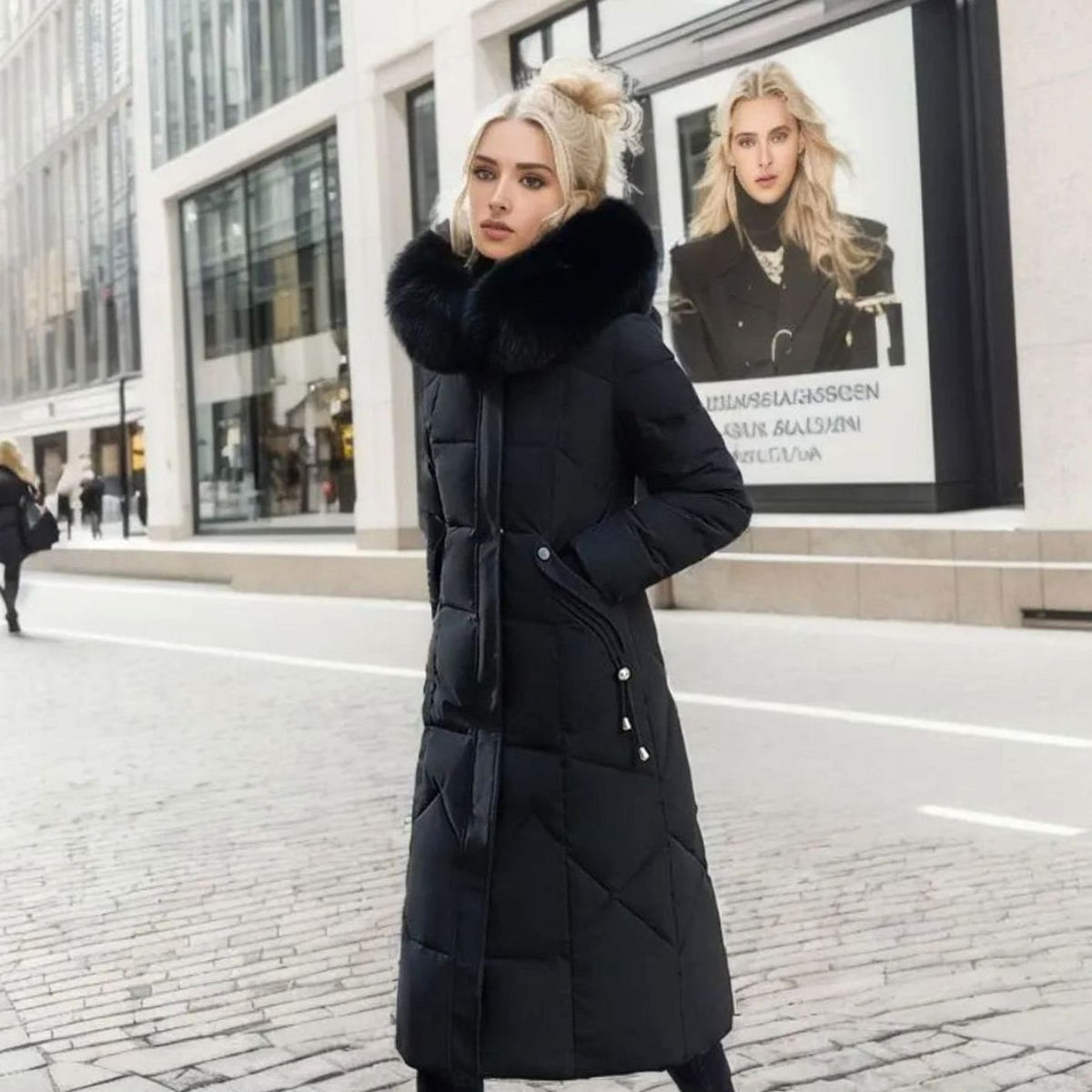 Liesel | Longline Hooded Quilted Coat