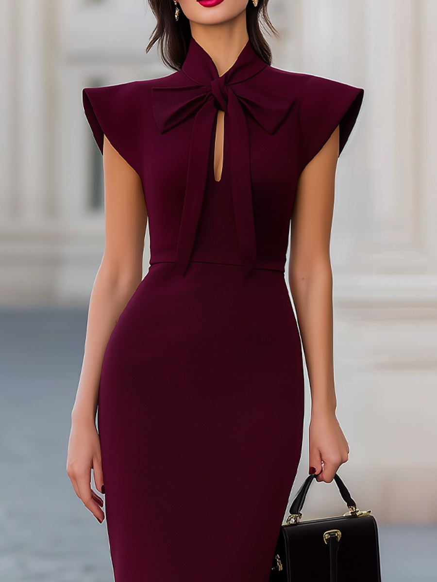 Helka | Collared Radiant Midi Dress