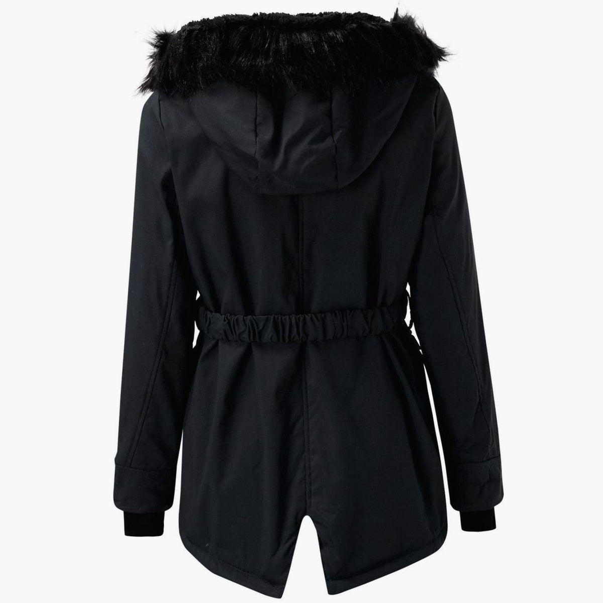 Annika | Hooded Drawstring Parka Coat