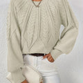 Katarina | Ribbed Cropped Poised Sweater
