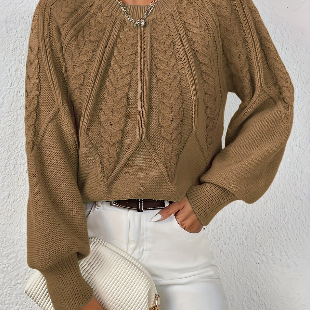 Katarina | Ribbed Cropped Poised Sweater