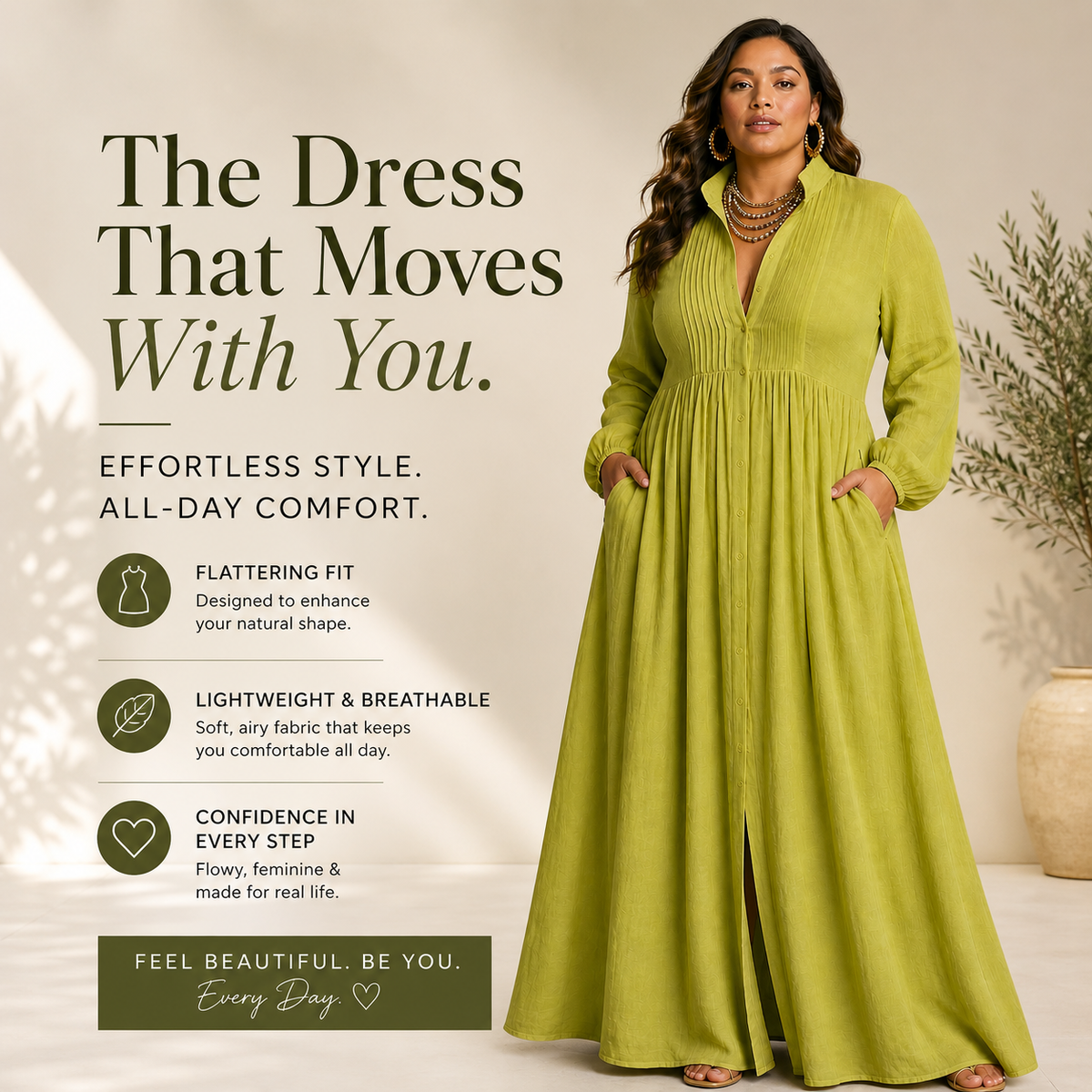 Jaime | Serene Poised Maxi Dress