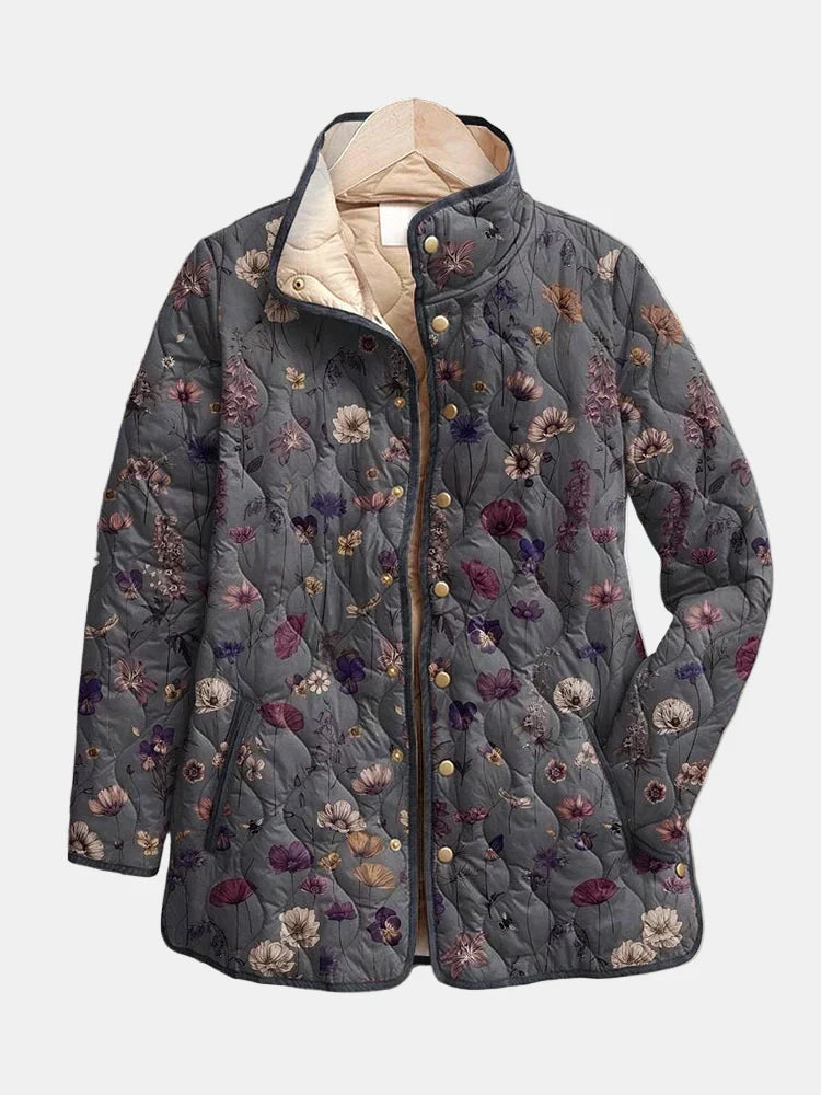 Léontine | Quilted Oversized Draped Puffer Jacket