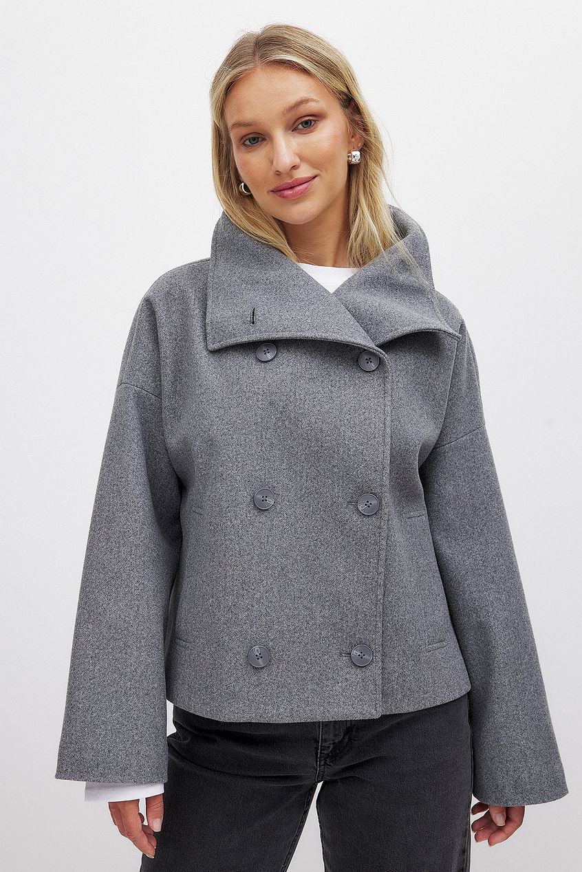 Rikke | Oversized dobbeltradet frakke