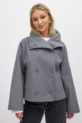 Rikke | Oversized dobbeltradet frakke