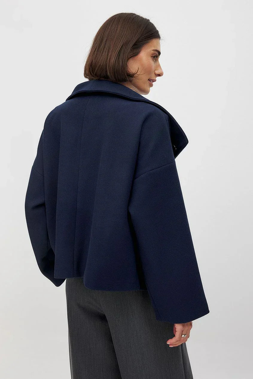 Rikke | Oversized dobbeltradet frakke