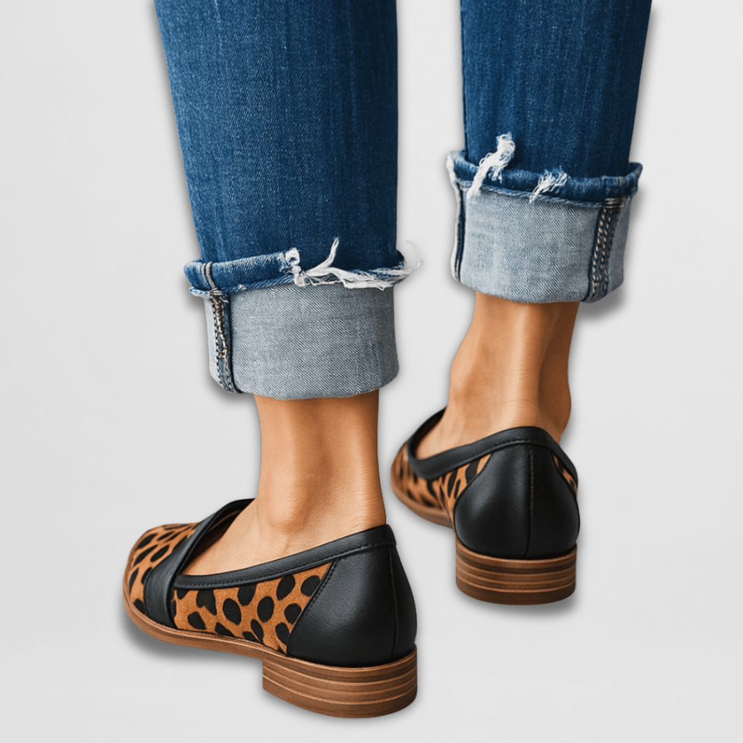 Kaya | Spidse loafers i ruskindslook